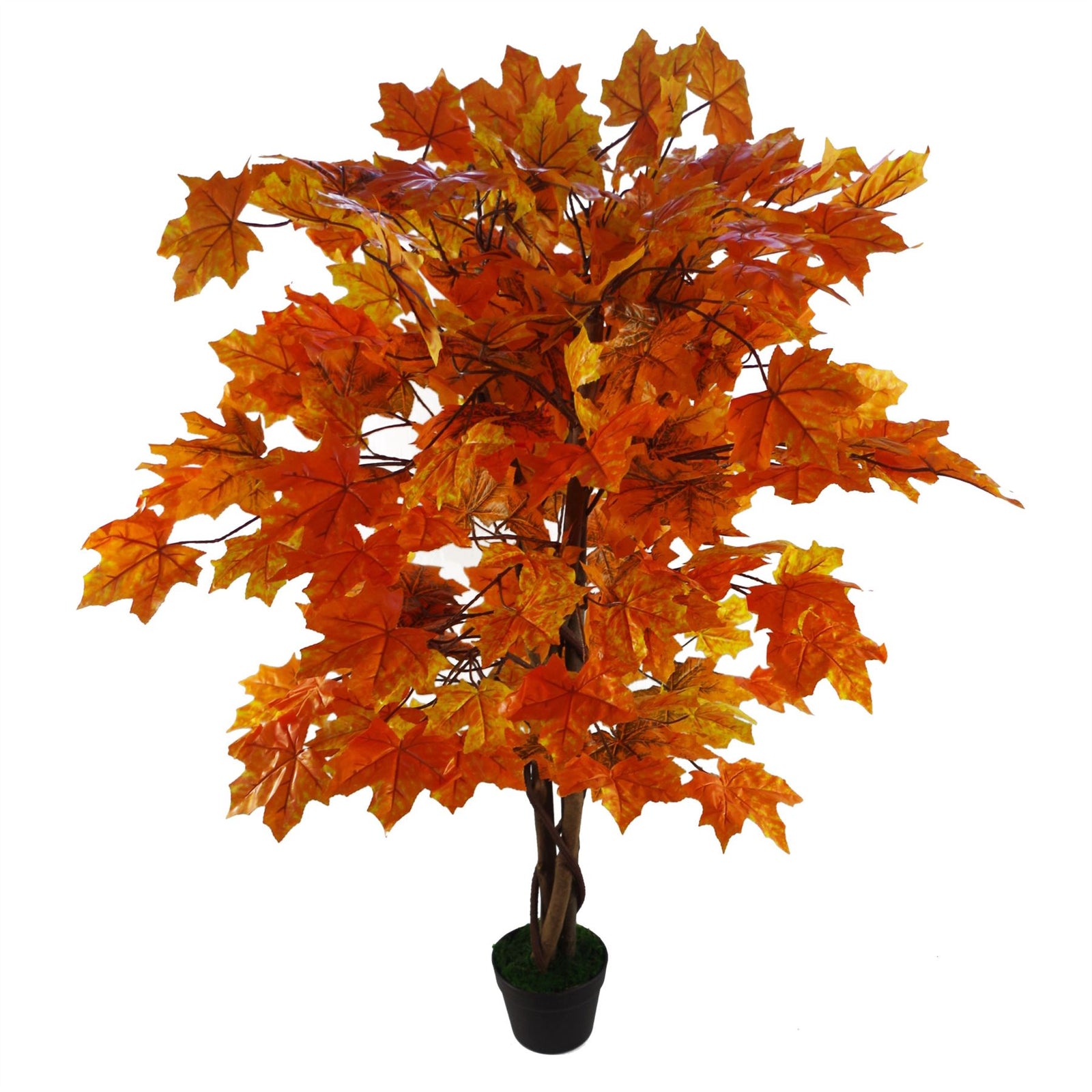 Artificial 125cm Extra Large Artificial Autumn Maple Acer Tree
