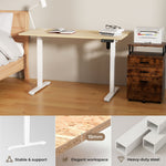 Electric Standing Desk Height Adjustable With Memory Control | Natural