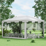 Party Tent Waterproof Garden Gazebo Canopy Cover Shade | White
