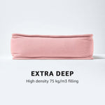 Cotton Dining Chair Booster Cushion | 40cm x 40cm | Pink