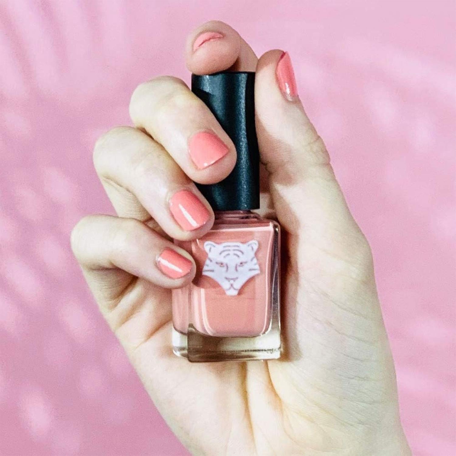 Vegan & Natural Nail Polish Long-lasting Shine, 193 Pink