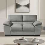 Mellette Soft Fabric 2 Seat Sofa | Grey