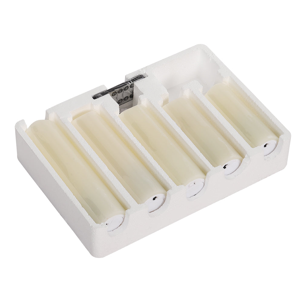 5pcs Remote-controlled Led Flameless Candle Set