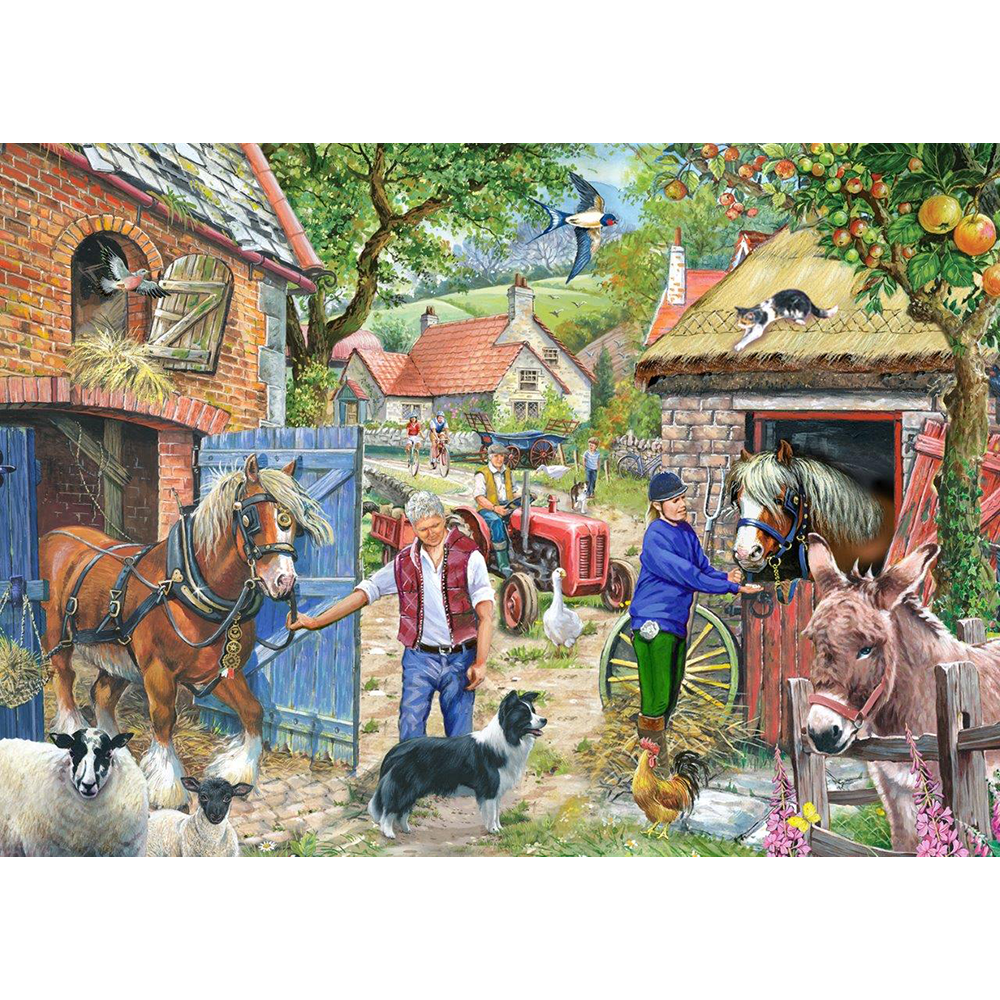 Appletree Lane - 1000 Piece Jigsaw Puzzle For Adults