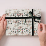 2 Sheets & 2 Tags Gift Wrap