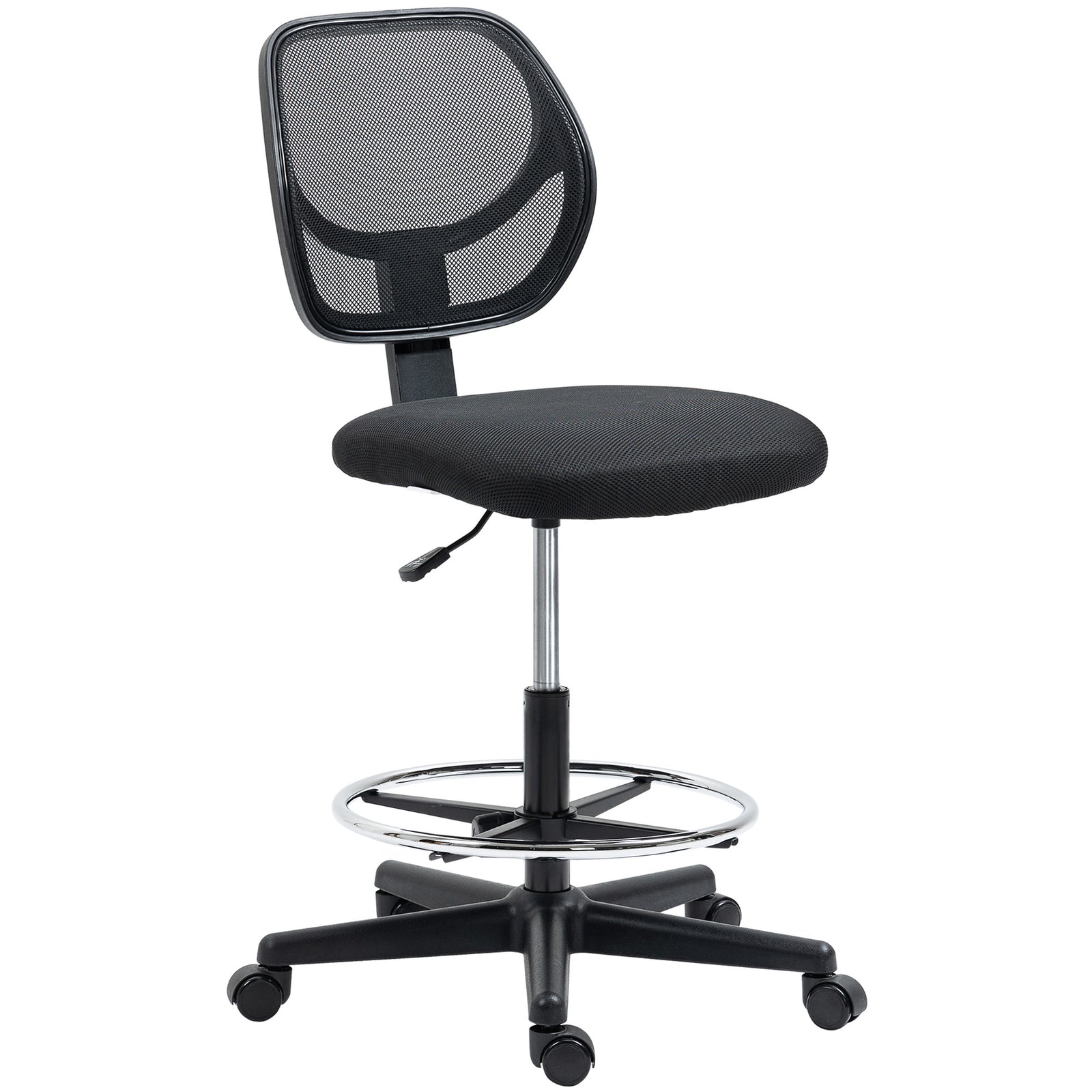 Tall Office Chair 360° Swivel Black