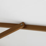 2.5m Wood Garden Parasol Sun Shade | White