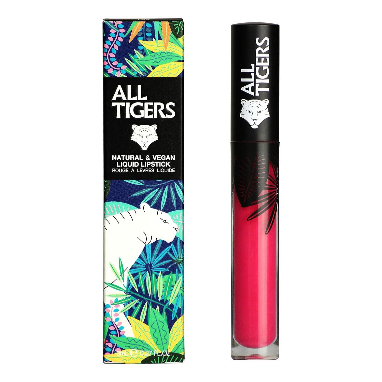 Liquid Lipstick Natural, Vegan & Organic Long Lasting, 786 | Fuchsia