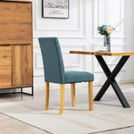 Almont Fabric Dining Chairs - Set Of 2 | Teal