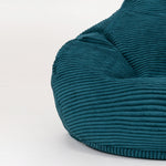 Dalton Cord Bean Bag Chair | Teal