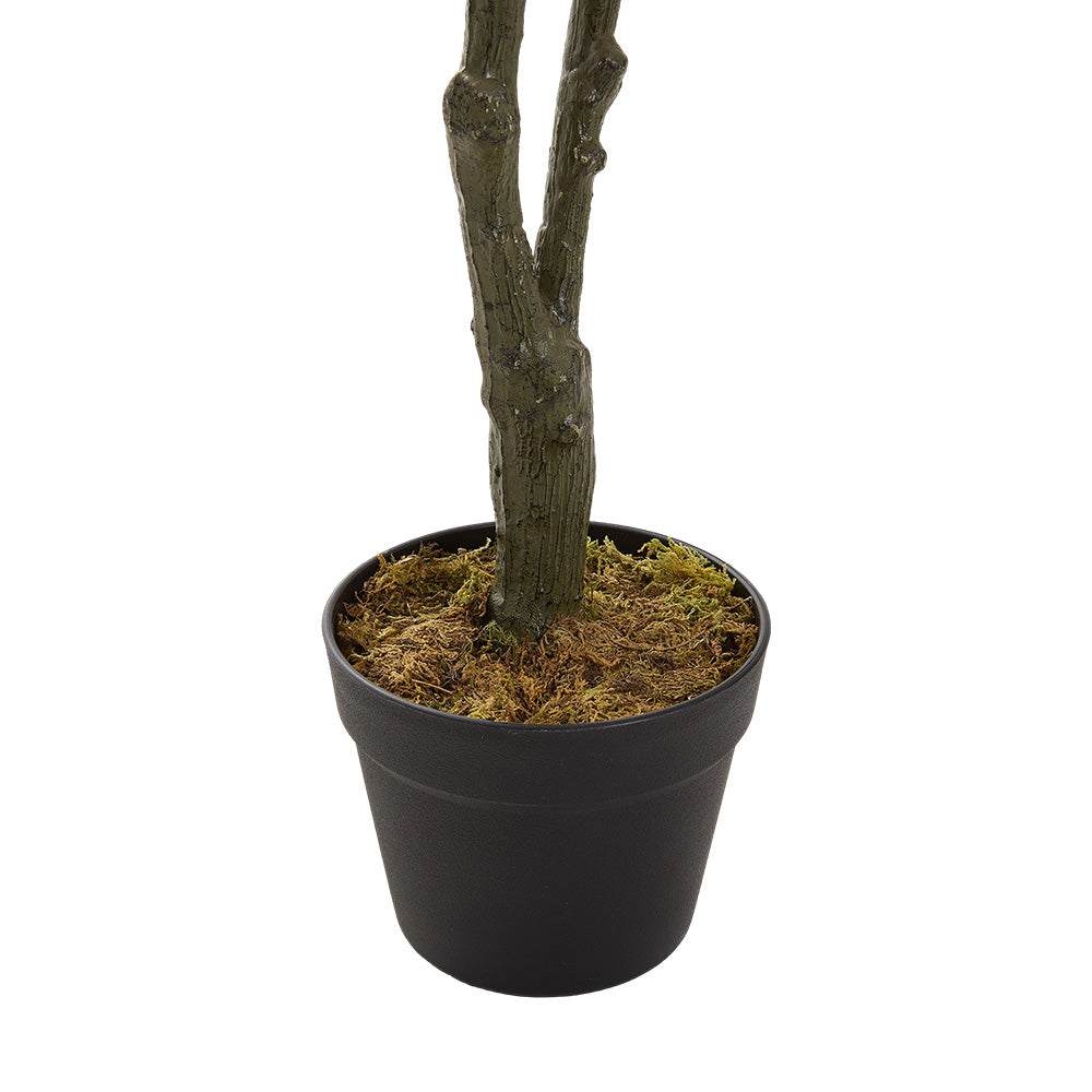 130cm Tall Artificial Pink Cherry Blossom Tree In Pot For Decoration