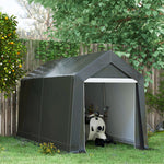 Garden Storage Shed, Waterproof And Heavy Duty Portable Shed | Small | Dark Gray
