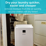 Dehumidifier - 20 Litre Capacity - 5.5L Tank - For Home & Office - Prevents Damp, Mould & Condensation - Helps with Drying Laundry - Humidity Sensor