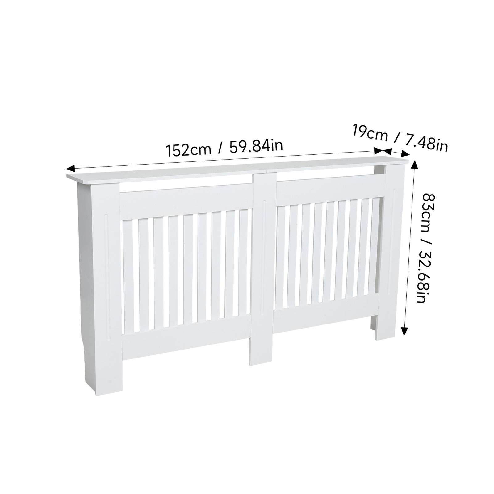Breeins Contemporary Vertical Slat Radiator Cover