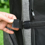 Pet Travel Backpack Bag Cat Puppy Dog Carrier W/ Trolley And Telescopic
