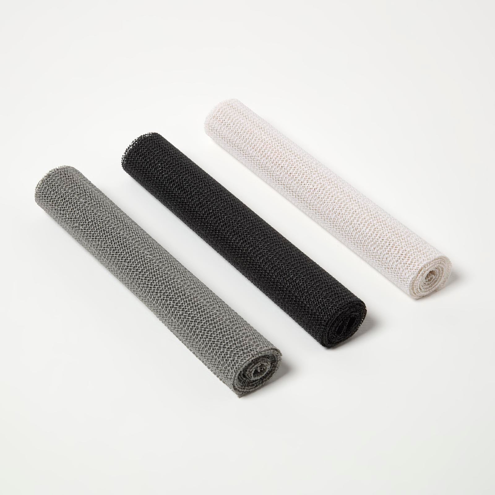HOMESCAPES Black, White, Or Grey Rubber Non-slip Mat