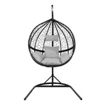 Hanging Rattan Egg Chair | Black