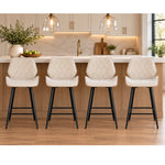 Cayden Comfort Bar Stools - Cream | Set of 4 | Cream