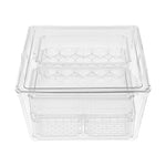 Stackable Clear Fridge Organisers Storage Boxes | Set-of-7