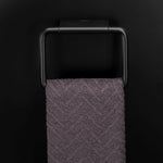 Towel Ring, Black Matt, Wall-mounted, 20 Cm. Collection Bwc