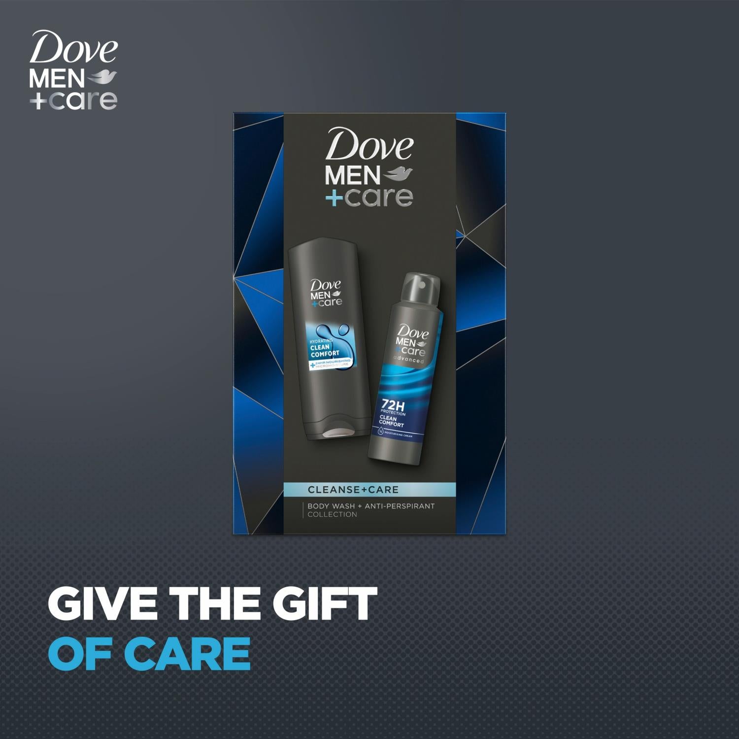 Cleanse And Care Duo Gift Set For Him, Body Wash And Deodorant | Set of 3
