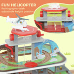 AIYAPLAY Wooden Train Set, 79 Piece Train Track Mine Themed For 3+ Years