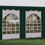 Marquee Gazebo, Party Tent With Sides And Double Doors | Large | White