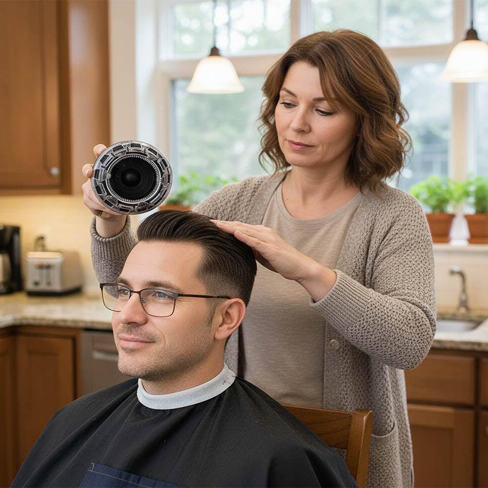 Home Barber Trimmer, 5 Cutting Guides, Rechargeable