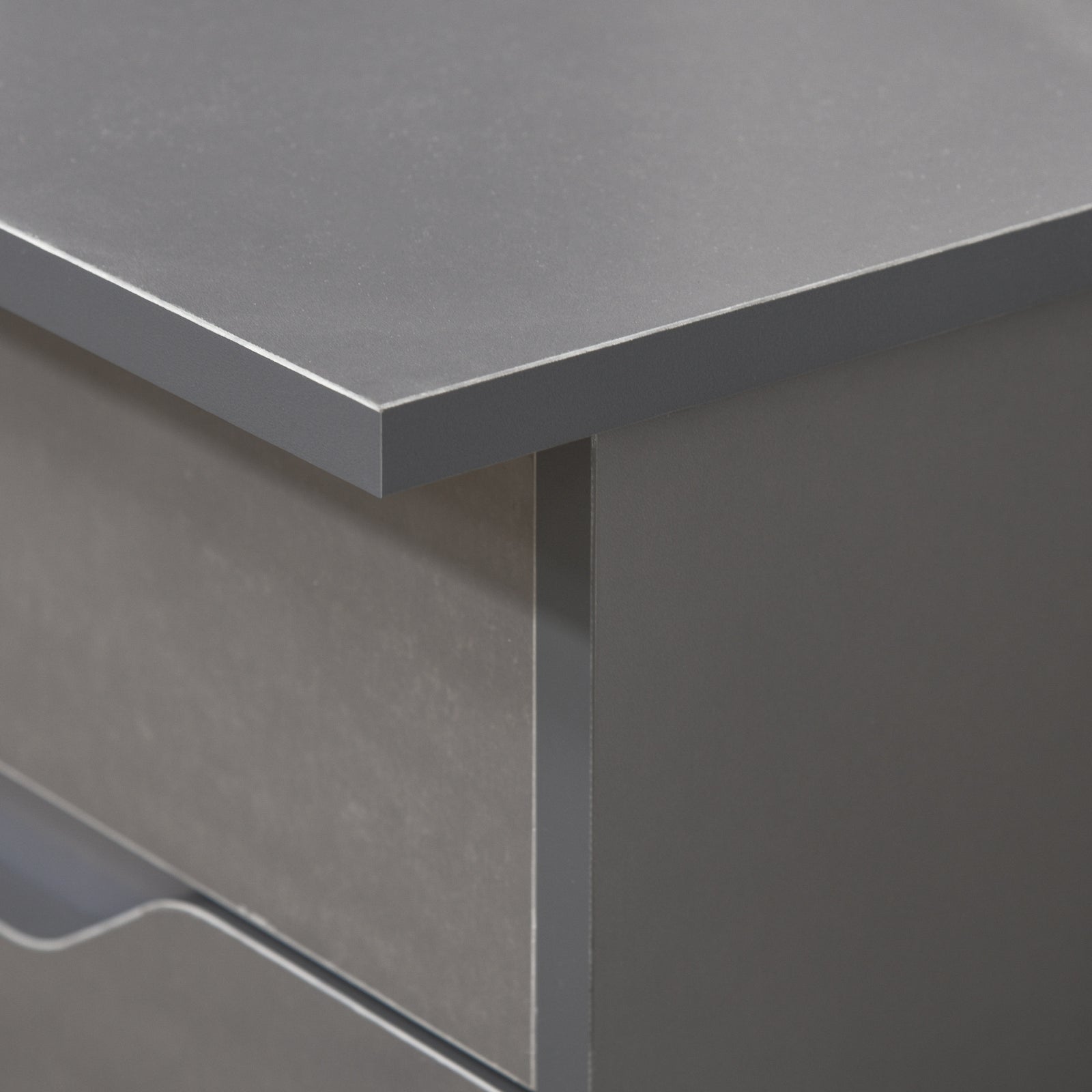 Computer Desk W/ Drawers Modern Writing Workstation For Home
