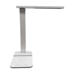 Touch Control White Desk Lamp With Wireless + Usb Phone Charger