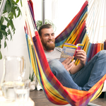 Brasil Hanging Hammock Chair - Rainbow