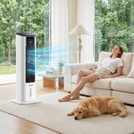 Cooling & Heating Tower Fan With 3.5l Tank, 12h Timer