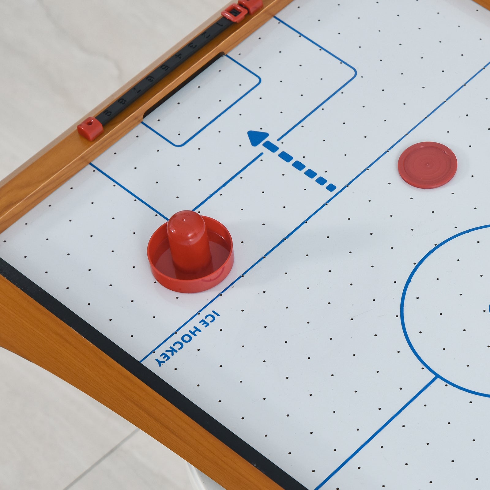 Air Hockey Table Wooden Party Toy | Yellow