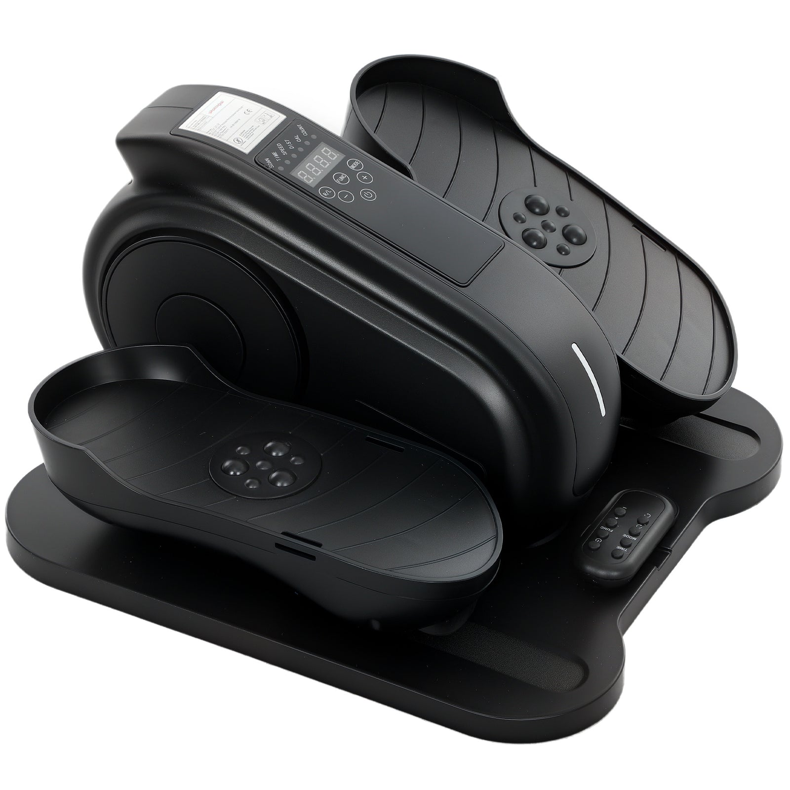 Under Desk Elliptical Machine Pedal Exerciser W/ 10 Speeds | Black