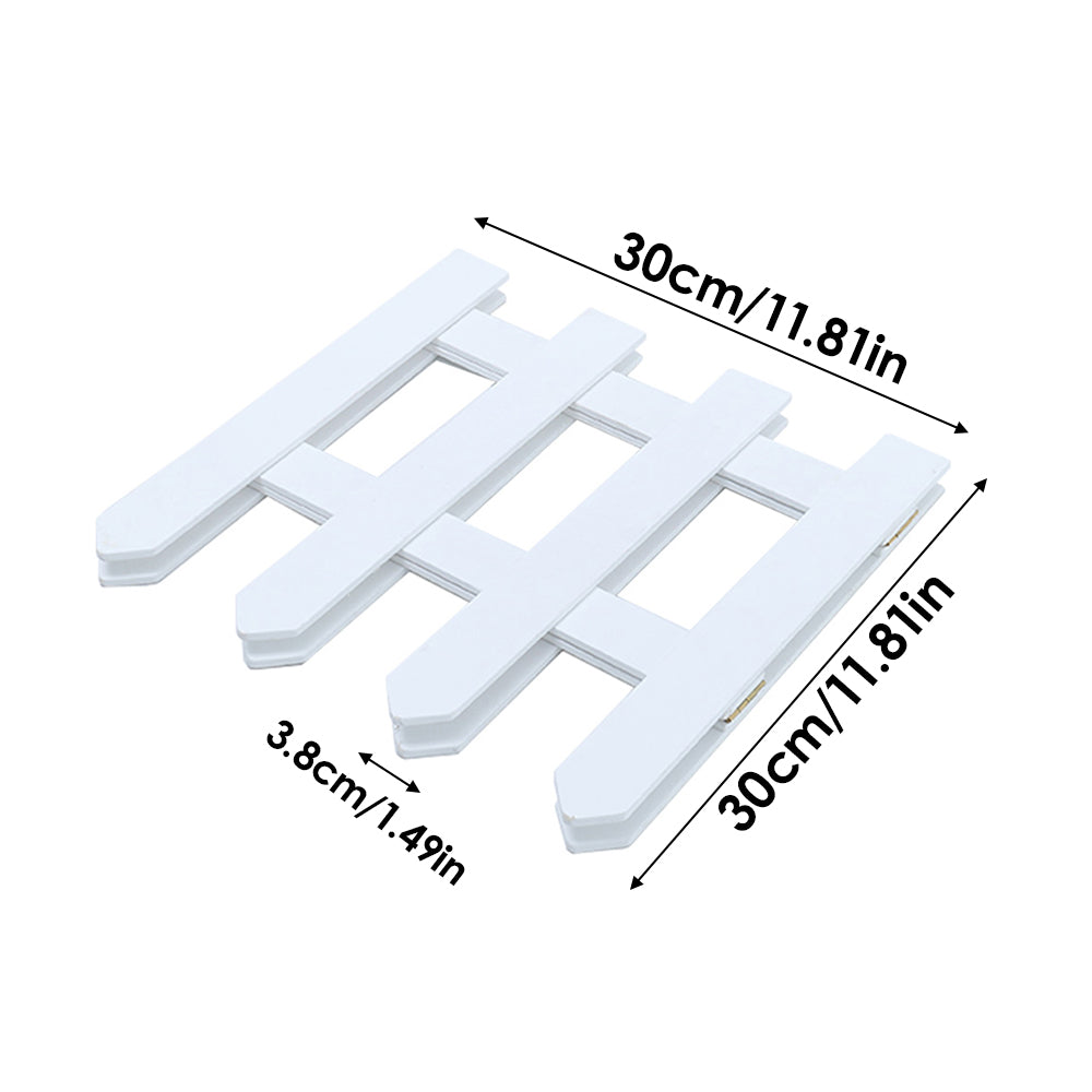 Wooden Christmas Tree Picket Fence For Family Holiday Decoration