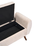 Breeins Chenille Upholstered Storage Bench