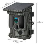 Solar Trail Camera 4k 112mp Hunting Game Cam Wifi Bluetooth 64gb Card | Camouflage