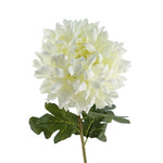 Pack Of 6 X 75cm Artificial Extra Large Reflex Chrysanthemum White