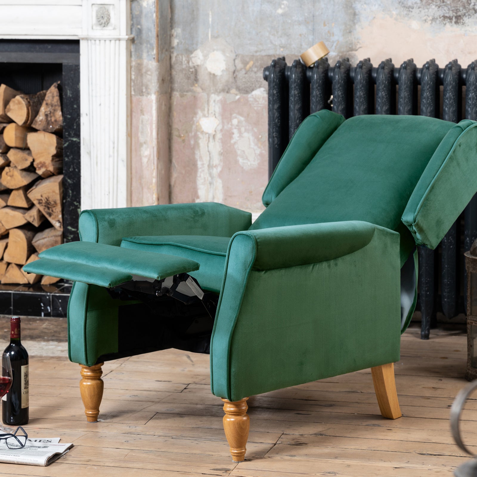 Barksdale Recliner Armchair | Green