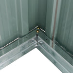 6.5ft X 3.5ft Garden Shed, Metal Shed Garden Outdoor Storage | Gray