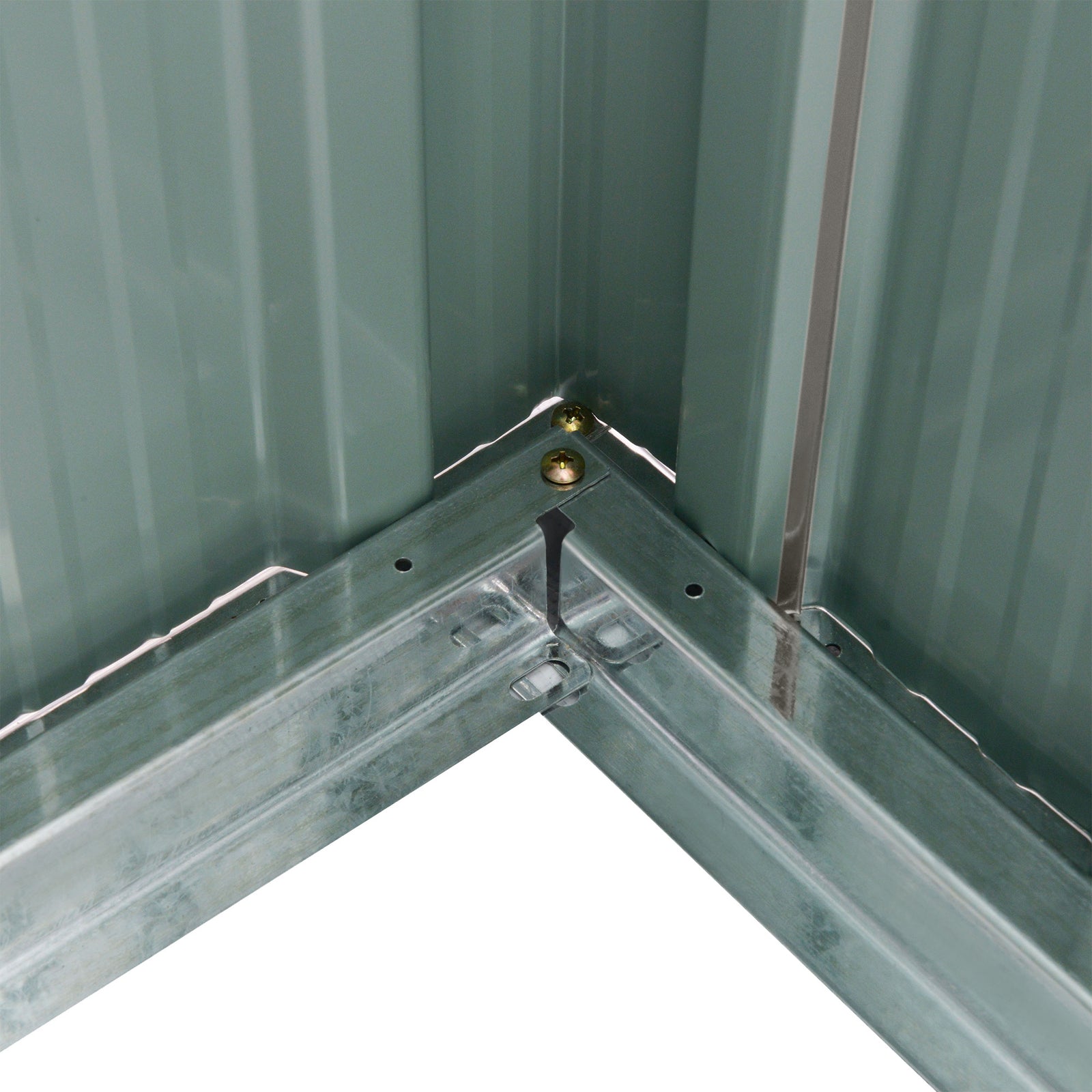 6.5ft X 3.5ft Garden Shed, Metal Shed Garden Outdoor Storage | Gray