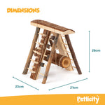 Hamster Wooden Climbing Wall