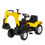 Kids Ride On Digger Pedal Go Kart Play Construction Car For 3 - 6 Years