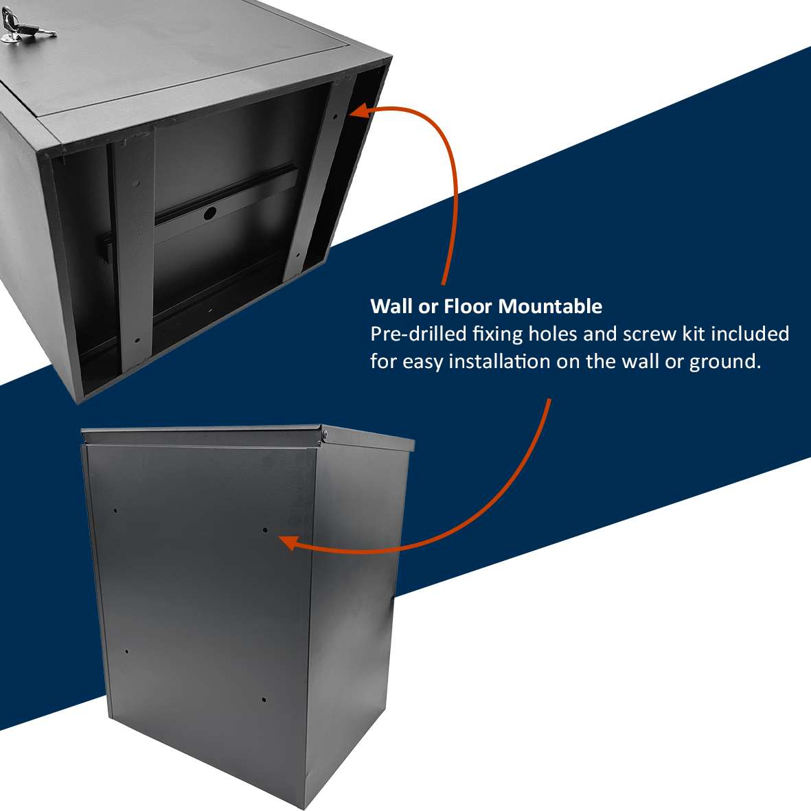 Wall/floor Mounted Parcel Box