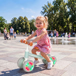 AIYAPLAY Baby Balance Bike For 1-2 Years Old, Light-up Toddler Balance Bike