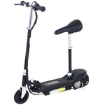 Foldable Powered Scooter With Adjustable Seat And Brake | Black