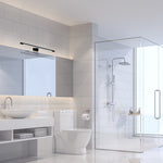 Shine Black Led 12w Wall Lamp Stylish Matt Black Light With Ip44 Rating Perfect For Mounting Above A Bathroom Mirror