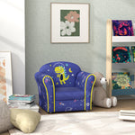 Kids Sofa Chair With Flamingo Design For Bedroom, Playroom | Blue
