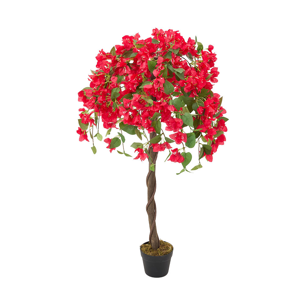 Artificial Bougainvillea Tree In Pot For Decoration | 120cm