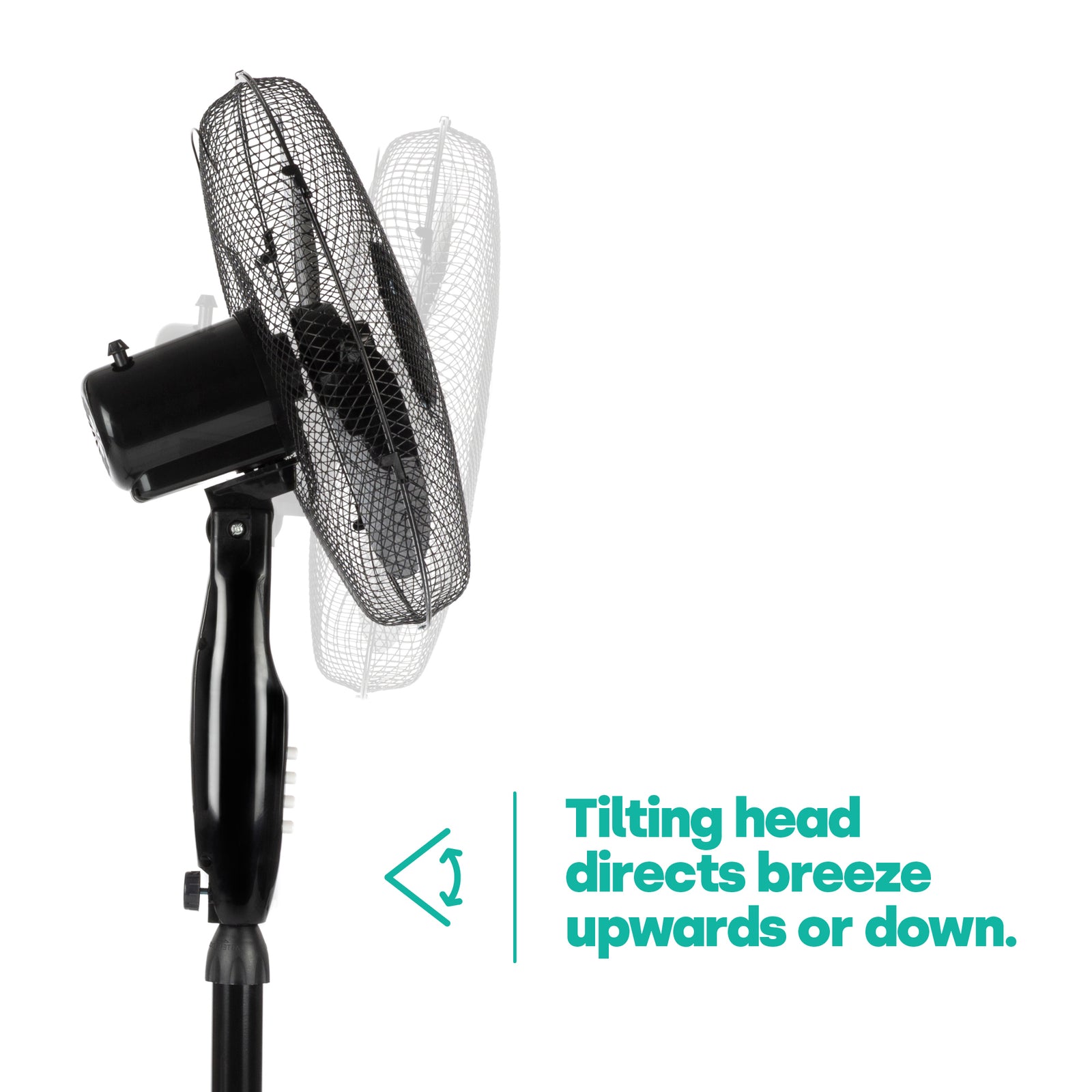 16" Pedestal Fan - Black